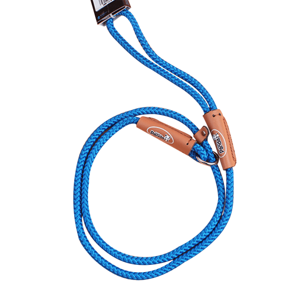 CDQ Flettet hundekobbel Rep Pet DogLeash Hund Dragkoppel Hvit