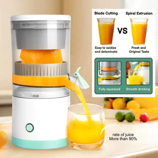 Elektrisk Juicepresser Juicer Blender Squeezer Sitron Fruit Bærbar Maskin