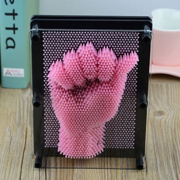 Fingeravtrykkstavle Nålekunst ROSA Rosa_tfrf