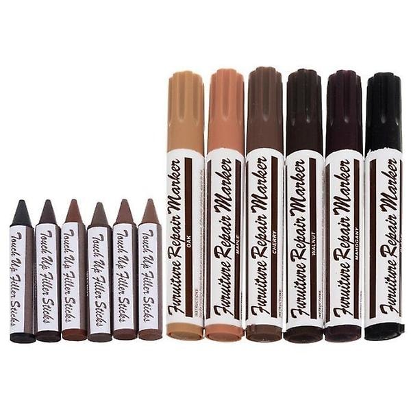 Korjauskynä huonekaluille ja paneeleille - 12 kpl Multicolor