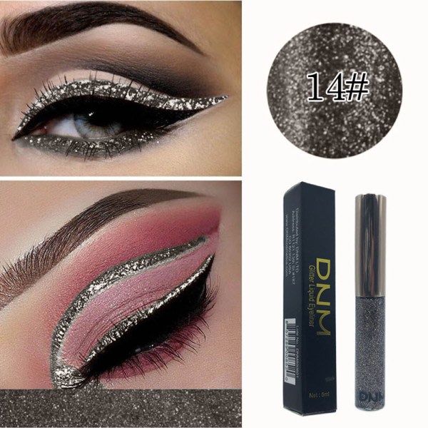 Glitter Eyeliner -nestekynä Pigmentti 14 14