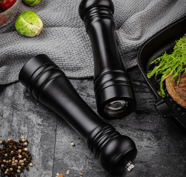 Stylish Salt and Pepper Grinder Set, Temperature Resistant Long-lasting Spice Grinders, Elegant Gift Box, Manual Ceramic Grinder For