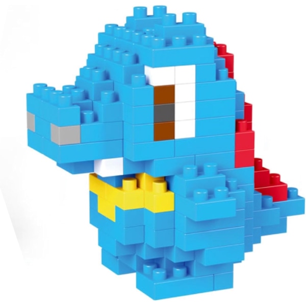Mini Byggesten Sødt Tegneseriesæt til Godteposer, 124 Stk. Micro Mini Byggelegetøj DIY 3D Klodser Kit til Voksne Børn, Julefødselsdagsgave