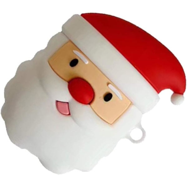 1. generation høretelefonetui cover cover juletema julemanden cover case kompatibel med AirPods
