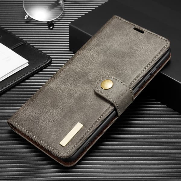 Samsung Galaxy S21 - DG.MING 2in1 Magneettikotelo - Harmaa Grey Harmaa
