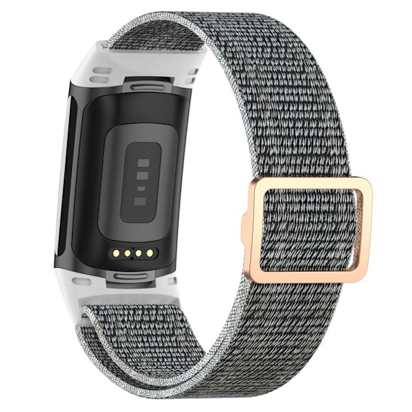 Fitbit Charge 6 / 5 Armbånd Justerbar Nylon Grå