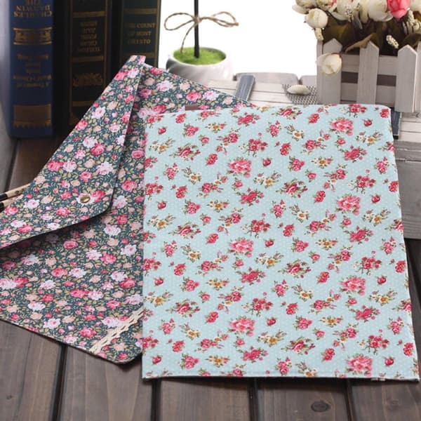 Konvolut - Farvede - Blomster - 32,5 cm * 23,5 cm - 4 stk. - 32,5 cm * 23,5 cm