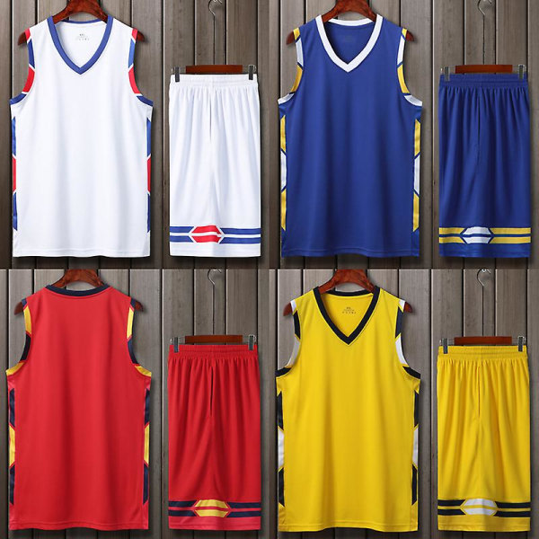 Baskettrøye for menn Custom Poylester Basketball Uniform zdq