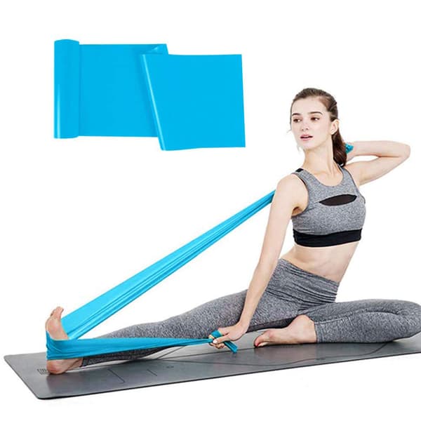 Resistance Bands for Smooth Yet Rough Surface, Non-Slip Yoga Mat with Portable Design, Ideal for Strength Training and Mobility Exercises, Improves