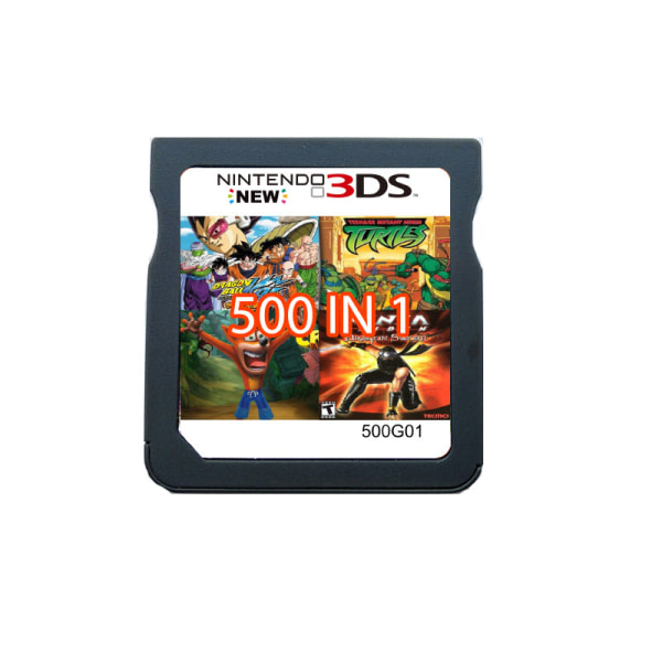 3DS NDS spelkassett: 208-i-1 kombinationskort, NDS Multi-Game Cartridge med 482 IN1, 510 och 4307 spel