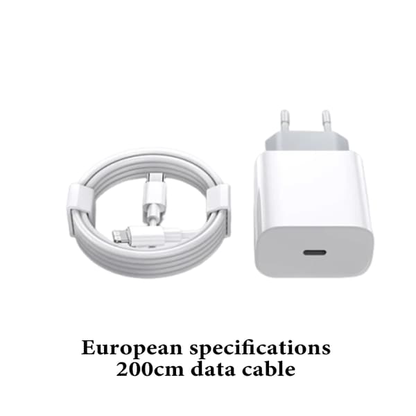 iPhonen pikalaturi USB-C 20W virtalähde 2m kaapelilla