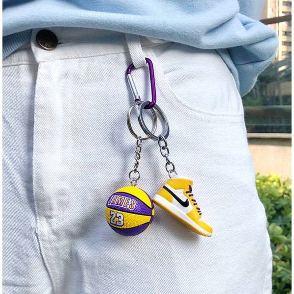 aj sko modell nyckelring nba basket Kobe väska hänge szq