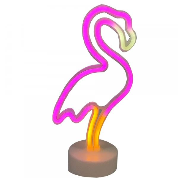 Flamingo neonskilt Rosa Flamingo gave til kvinder LED neon lysskilte til soveværelse Flamingo lys til piger Værelsesindretning USB/batteri