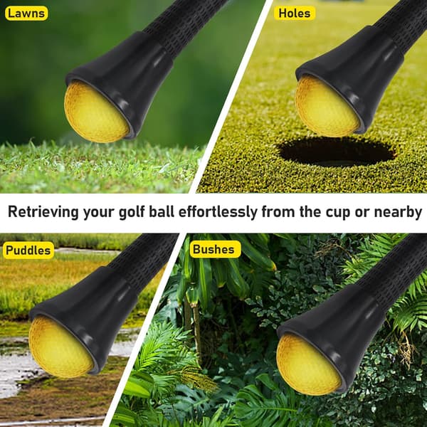 Golfboldopsamler sugekop til puttergreb 5 stk.