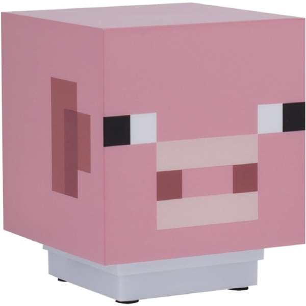 Minecraft Creeper-lys med officielle Creeper-lyde, håndholdt natlys og sjovt Minecraft-legetøj til børn, Minecraft-værelsesindretning Pig Light