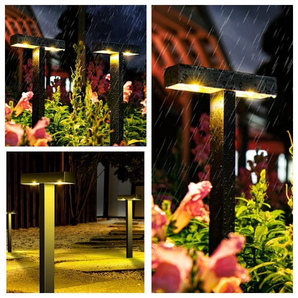 Solar Powered Garden Lights - Ground Lights - Waterproof, Automatic Switch, Easy to Install