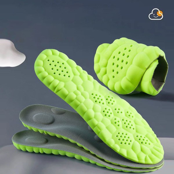 4D Sportsko Indlægssåler Kurve Skosula Arch Support Orthope 5(Sort 43-44)