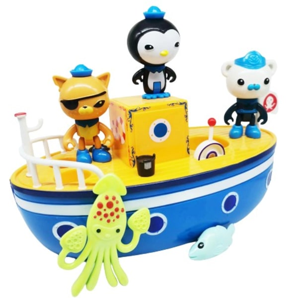 Actionfigurer badleksaker Barnacles Peso GUP Badbåt Leksak Flyter På Vatten leksak för barn
