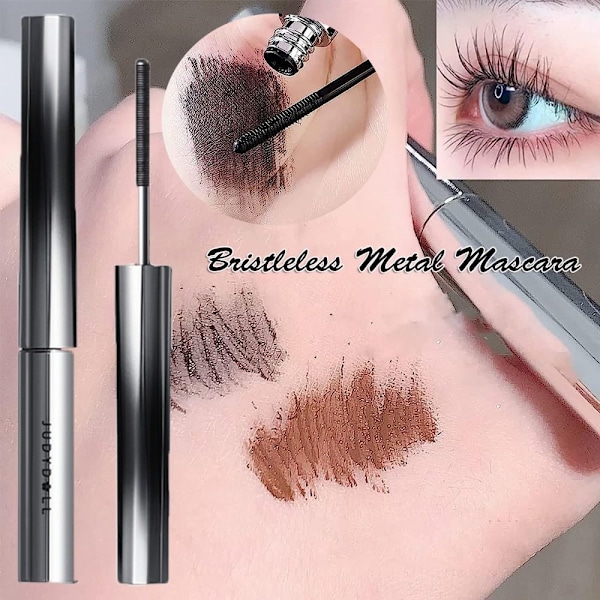 Bristleless Metal Mascara Metallisk Mascara SORT black