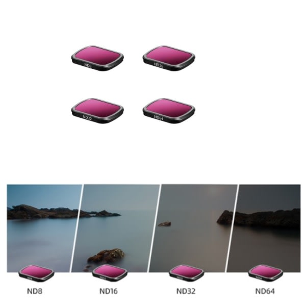 CDQ Filter ND8 ND16 ND32 ND64 for DJI OSMO Pocket 2 4-pack CDQ
