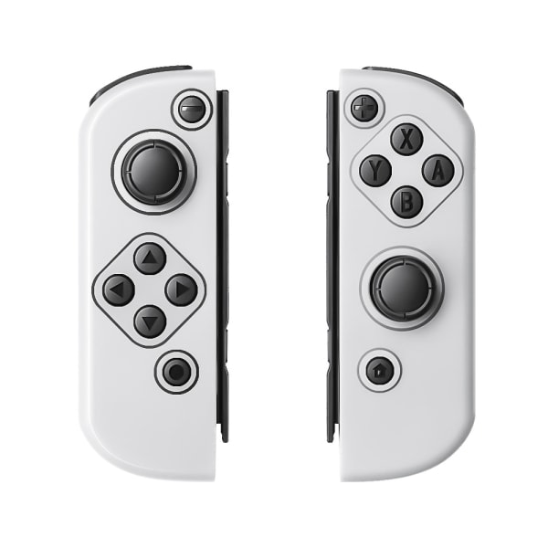 Til Nintendo Switch Joy-con-Controller venstre m/ højre trådløs gamepad 1-par hvid