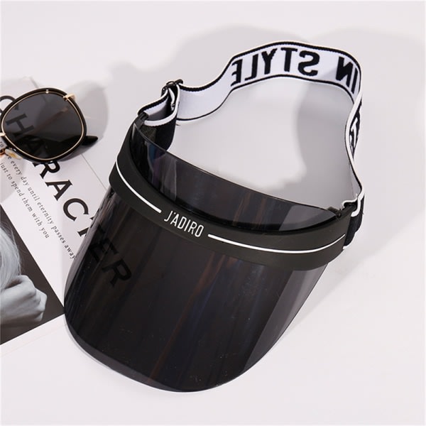 Sommer Solbeskyttelse PVC Tom Hatt Strand Ferie Utendørs Reise A2 One Size