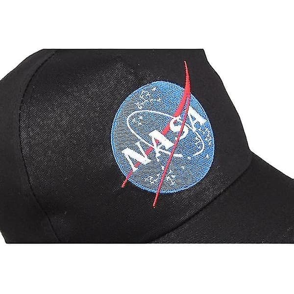 NASA Broderte Baseballcaps for Menn og Kvinner - Solbeskyttelse for Utendørsreiser White