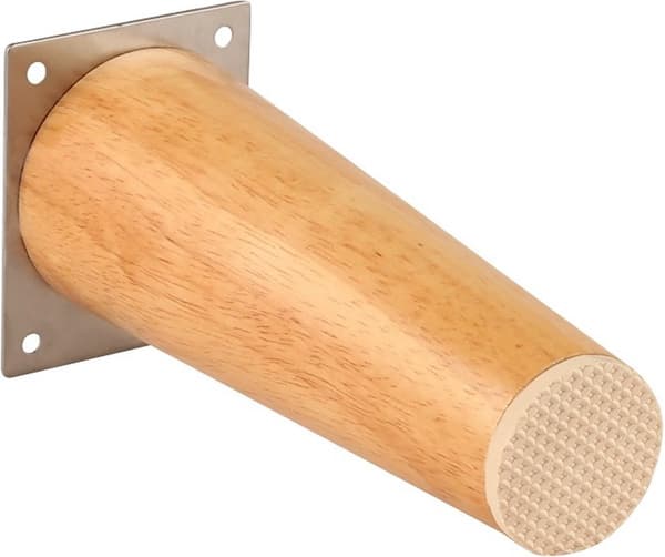 Møbelben i tre - 10 cm - Trefarge - 4 stk