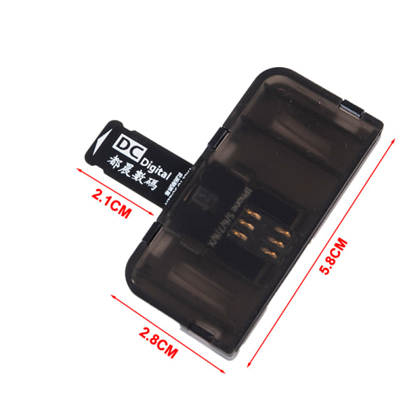 CDQ SIM-kortadapter SIM-kortkort er Mini SIM Nano for iOS-telefon