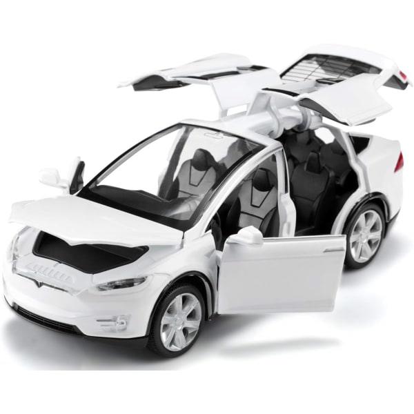 Valettu auto 1:32 Vetoauto Legering malliautot Leikkiautot 4-12 vuotiaille Valkoinen