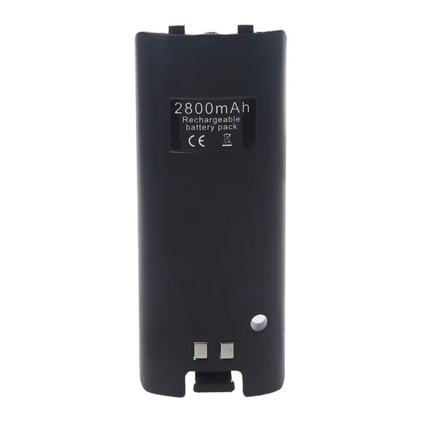 2800mAh Sikker Oppladbart Batteri for Wii for Wii U Spillkonsoll 2stk/pakke Hvit