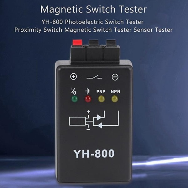 Yh-800 Fotoelektrisk Switch Tester Kytkintesteri (utan batteri)