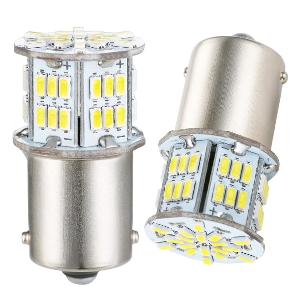 1156 P21w LED-lampor 54smd Ba15s 7506 1141 LED-lampa för blinkers Backljusriktning Bil Dimljus Lampa 12v