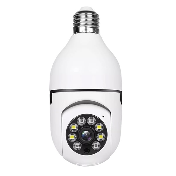 Glödlampa Säkerhetskamera, Hem Glödlampa Kamera, 360° CDQ