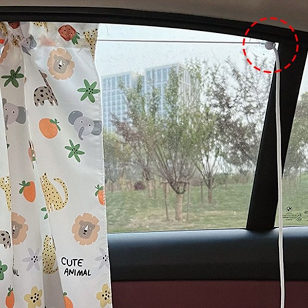 Bilgardin sidofönster solskydd 5 5 5 5