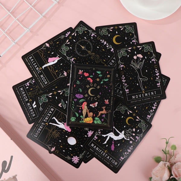 Moon Witch Oracle Katarot Egyptisk Tarot Brädspel Party Casua - Perfekt Multicolor onesize