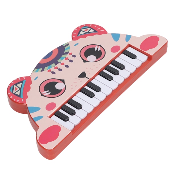 Elektroniskt Piano för Barn, Pedagogisk Leksak med Tecknad Design, Musikinstrument, Barnkeyboard Piano för Nybörjare, Småbarn, Elpiano 0.5