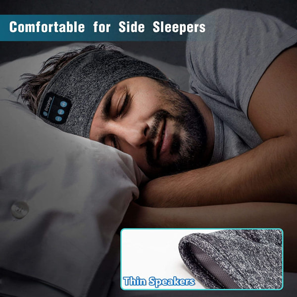 CDQ Sleep Headphones Trådlösa, Bluetooth Headband Headphones