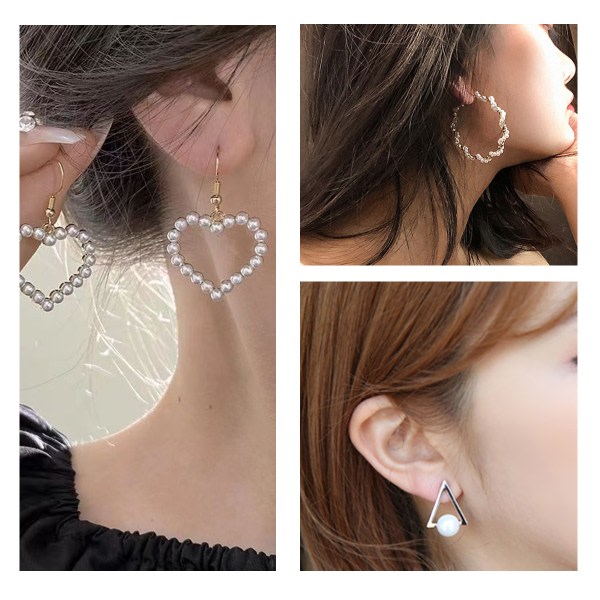 CDQ Snygga ører, hängande ører for kvinder og flickor smycken
