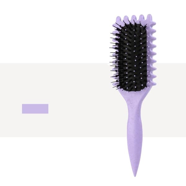 Lila borste för lockigt hår - Bounce Curl Brush, Define Styling Brush_tfrf