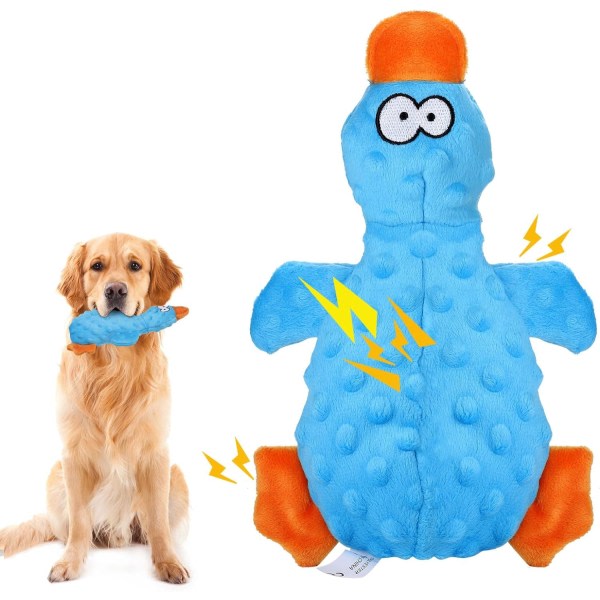 Hundelegetøj Interaktivt hundelegetøj Slidstærkt hundetyggelegetøj Hundebamselegetøj med knitrepapir til små og mellemstore hunde, der leger