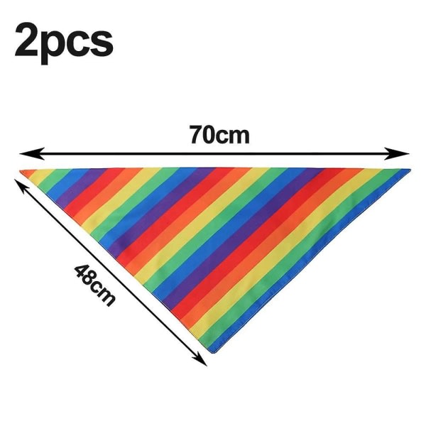 2st Rainbow huvuddukar, bomullsnäsdukar, huvuddukar för husdjur