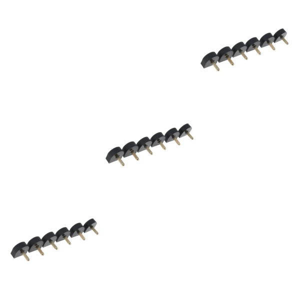 1/2/3/5 3 par høyklackade spetsar Taps Skoreparationsbyte Black 8mm 3PCS