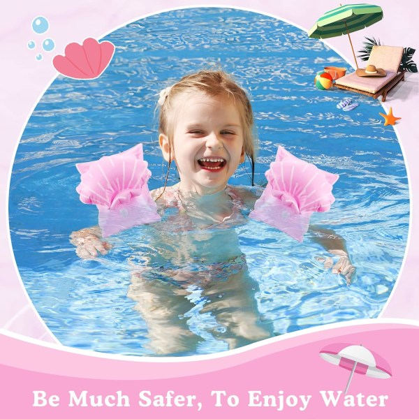 Simband för barn, Uppblåsbara armband (3-6 år), Arm Floatie ärmar Floater Tube Water Wings Barn Floatie Simband Floatie för småbarn