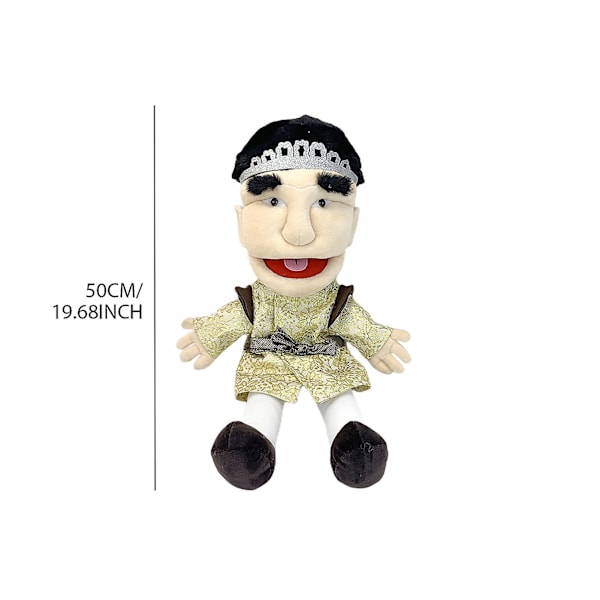Jeffy Mjuk Plysch Handdocka Jeffy Puppet Plyschleksak Spelserie Handdockor Plyschhatt Spelleksak, Tecknad Docka Plyschdocka Rolig och Söt förälder Zhu Chenglong