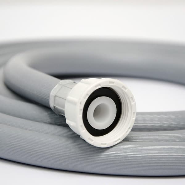 Washing Machine Inlet Hose - Suitable for Washing Machines and Dishwashers - Grey - Plastic - 1 pc.