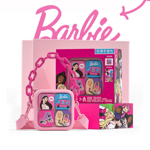 CDQ Barbie-aiheinen olkalaukku, muodikka laukku lapsille