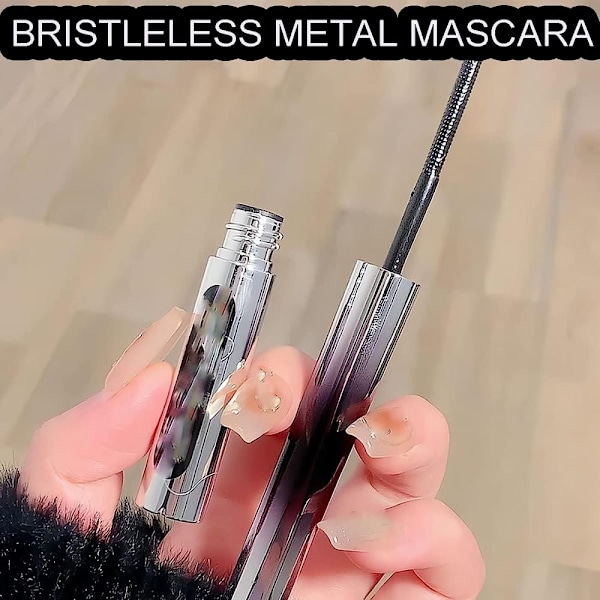Bristleless Metal Mascara Metallisk Mascara SORT black