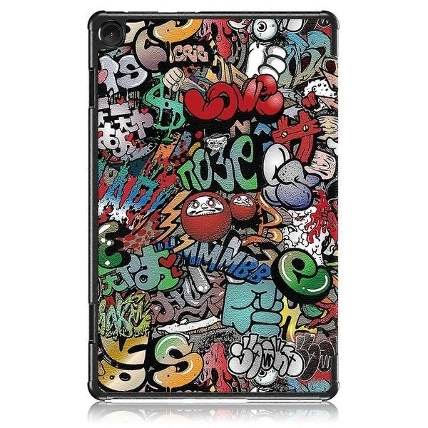 Smart Leather Case for Lenovo Tab M10 10.1 3rd Gen Graffiti Graffiti