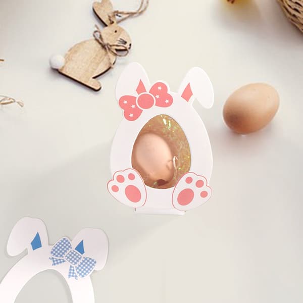 Easter Candy Packaging - Rabbit Series - Transparent Window - Two Colors - Festive Packaging